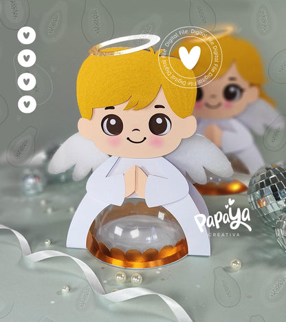 Little Angels DIGITAL FILE Candy Holder / dome size 8cm/ open and close system