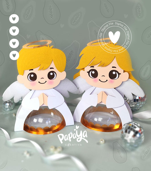 Little Angels DIGITAL FILE Candy Holder / dome size 8cm/ open and close system