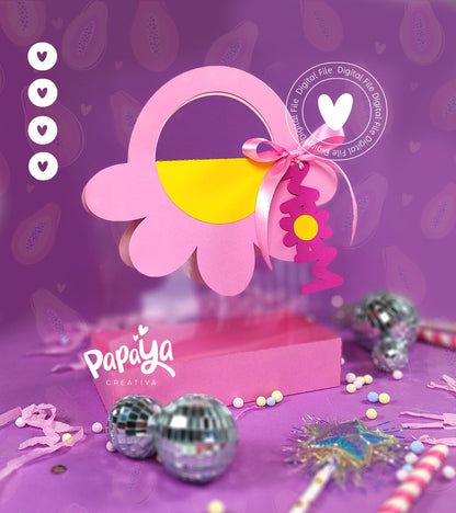 Flower Bag DIGITAL FILE *mom tag*