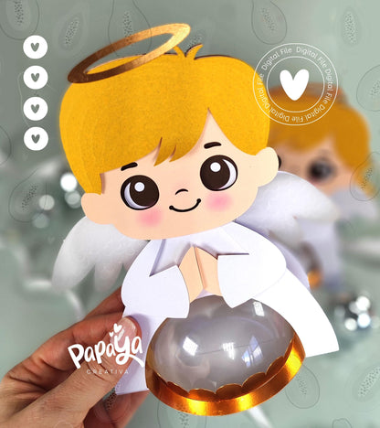 Little Angels DIGITAL FILE Candy Holder / dome size 8cm/ open and close system