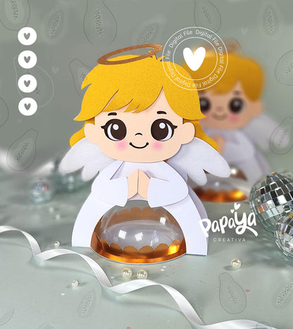 Little Angels DIGITAL FILE Candy Holder / dome size 8cm/ open and close system