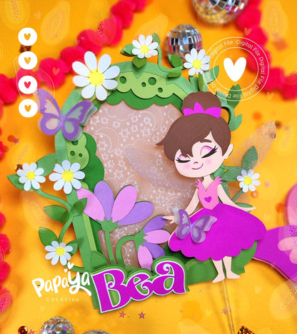 Adorable Fairy DIGITAL FILE Cake topper *does't include typography*