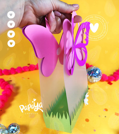 Butterfly Gift Bag DIGITAL FILE