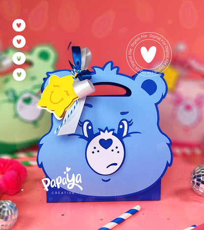 Lovely Bear BOX (DIGITAL FILE) SVG/STUDIO
