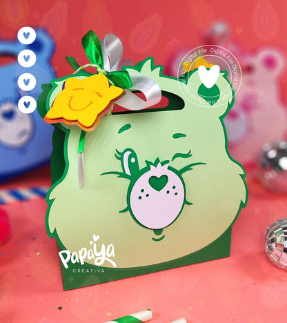Lovely Bear BOX (DIGITAL FILE) SVG/STUDIO