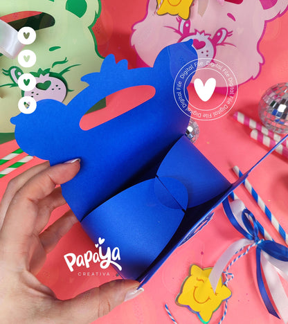 Lovely Bear BOX (DIGITAL FILE) SVG/STUDIO