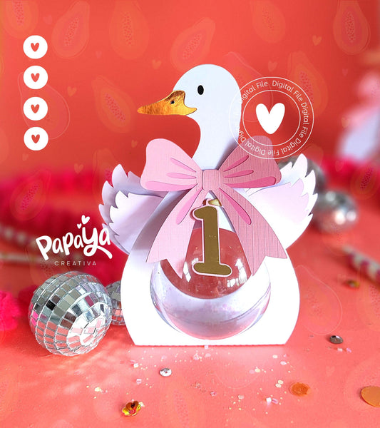 Adorable Goose DIGITAL FILE Ornament Holder / Ball Size 8cm*
