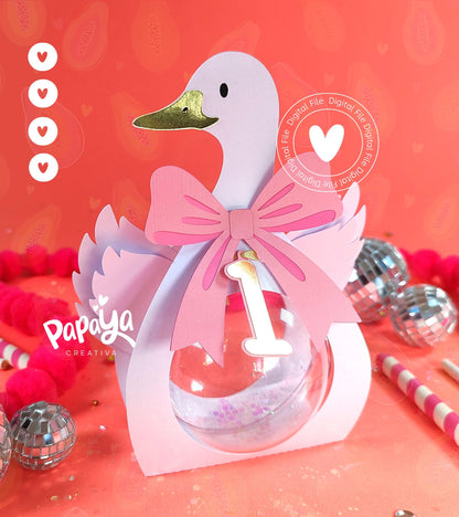 Adorable Goose DIGITAL FILE Ornament Holder / Ball Size 8cm*