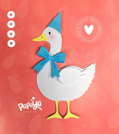 Adorable Goose Set Layered Cutting File (DIGITAL FILE) *includes all 3 models*