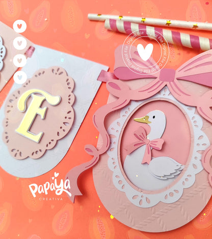 Adorable Goose Banner One (DIGITAL FILE)