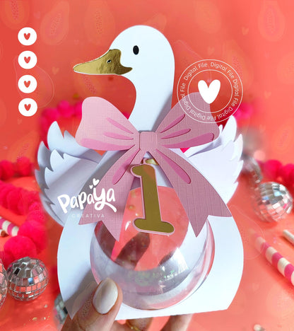 Adorable Goose DIGITAL FILE Ornament Holder / Ball Size 8cm*