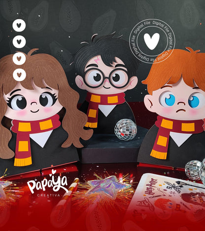 Harry & Friends Layered Cutting File (DIGITAL FILE)
