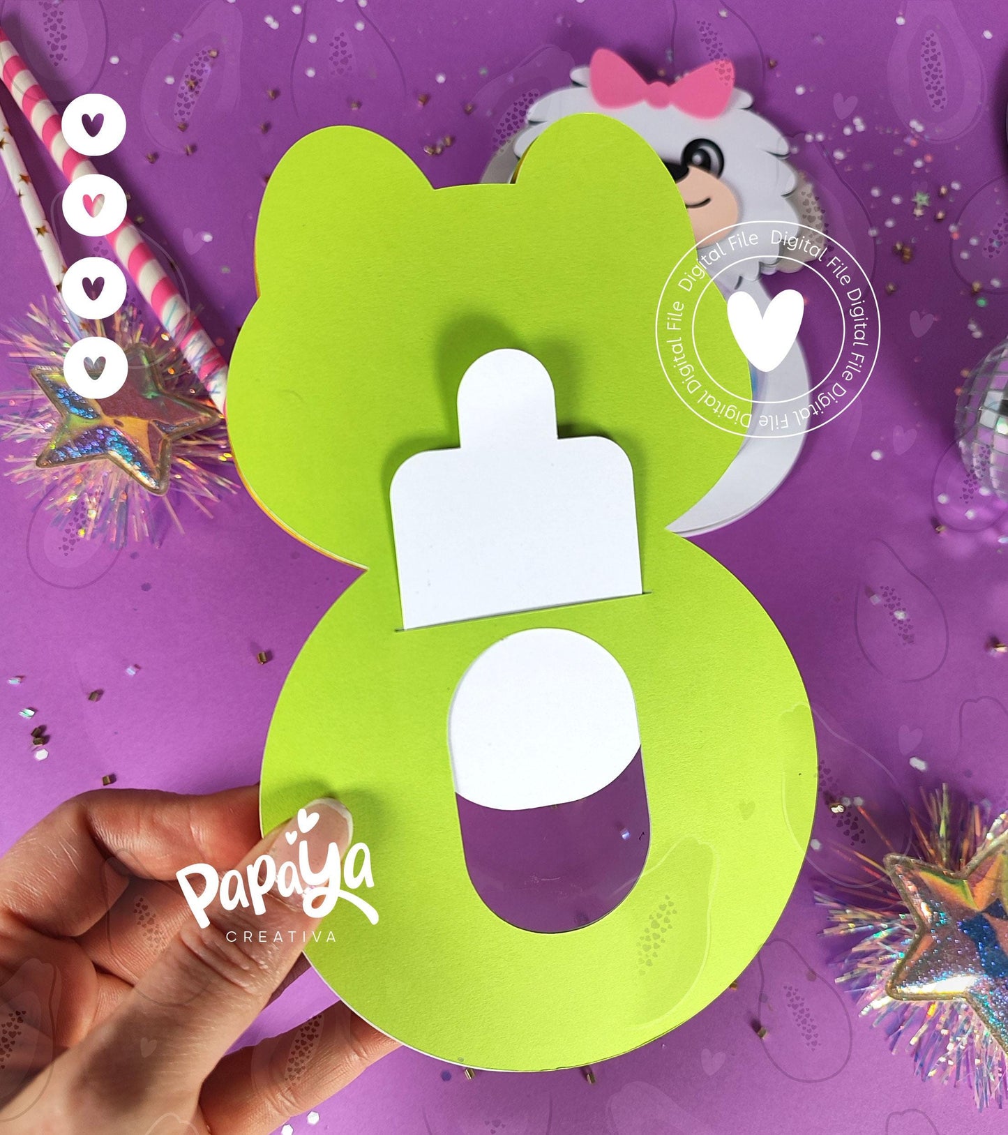 Frog & Friends Candy Holders *Open and close system* (DIGITAL FILE)