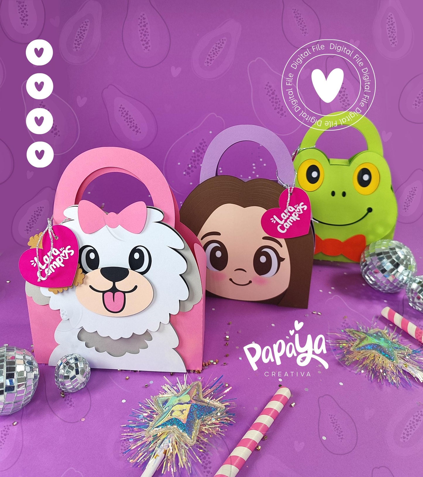 Frog & Friends Bags (DIGITAL FILE)