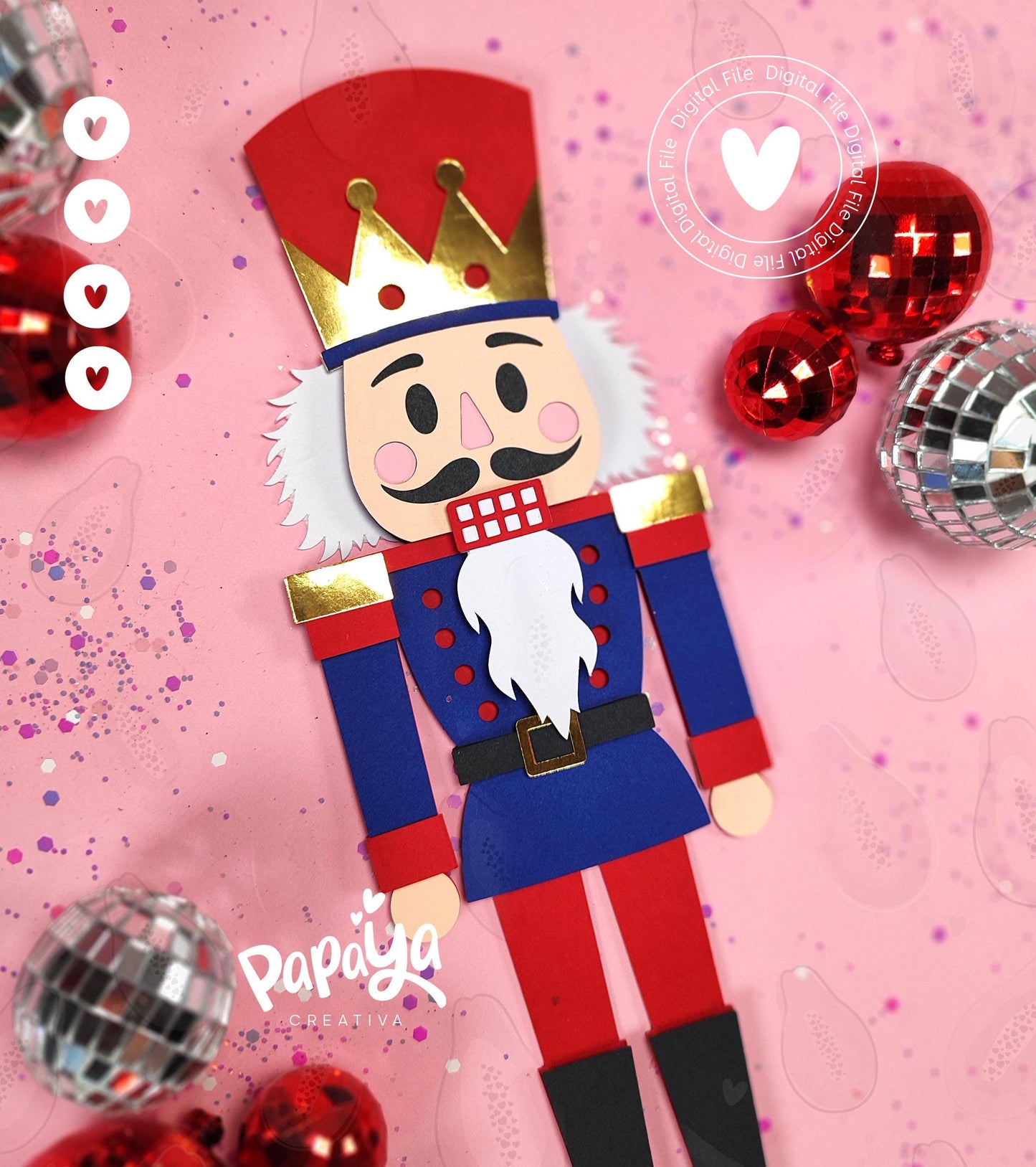 Nutcrackers Layers (Digital File) SVG/ STUDIO Format