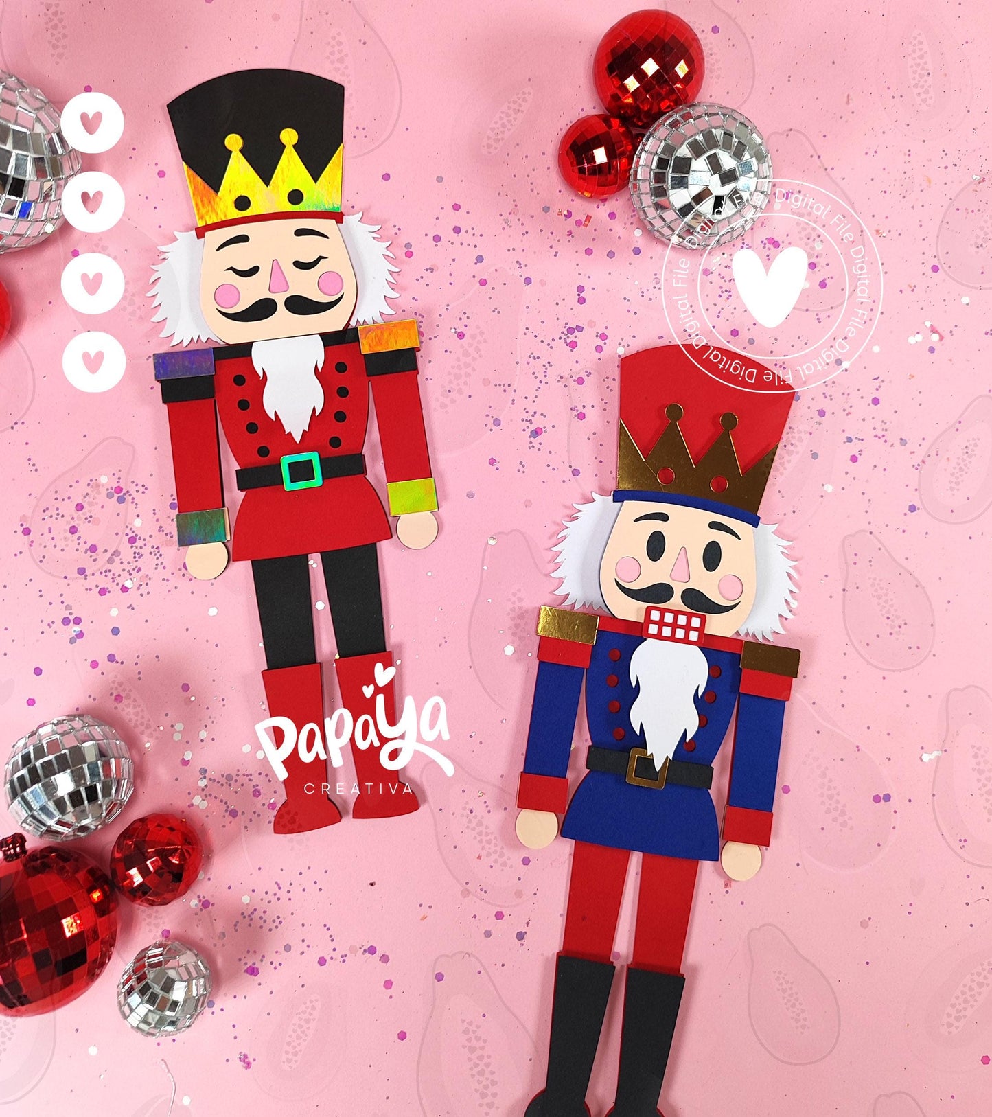 Nutcrackers Layers (Digital File) SVG/ STUDIO Format