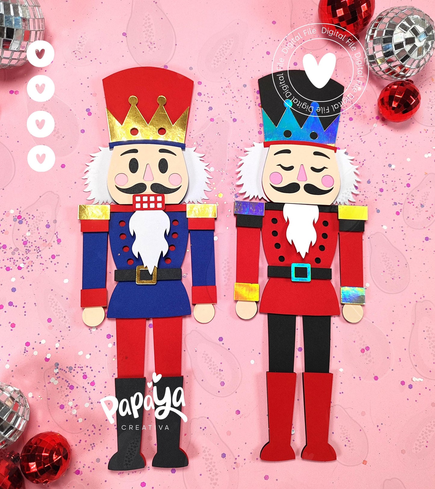 Nutcrackers Layers (Digital File) SVG/ STUDIO Format