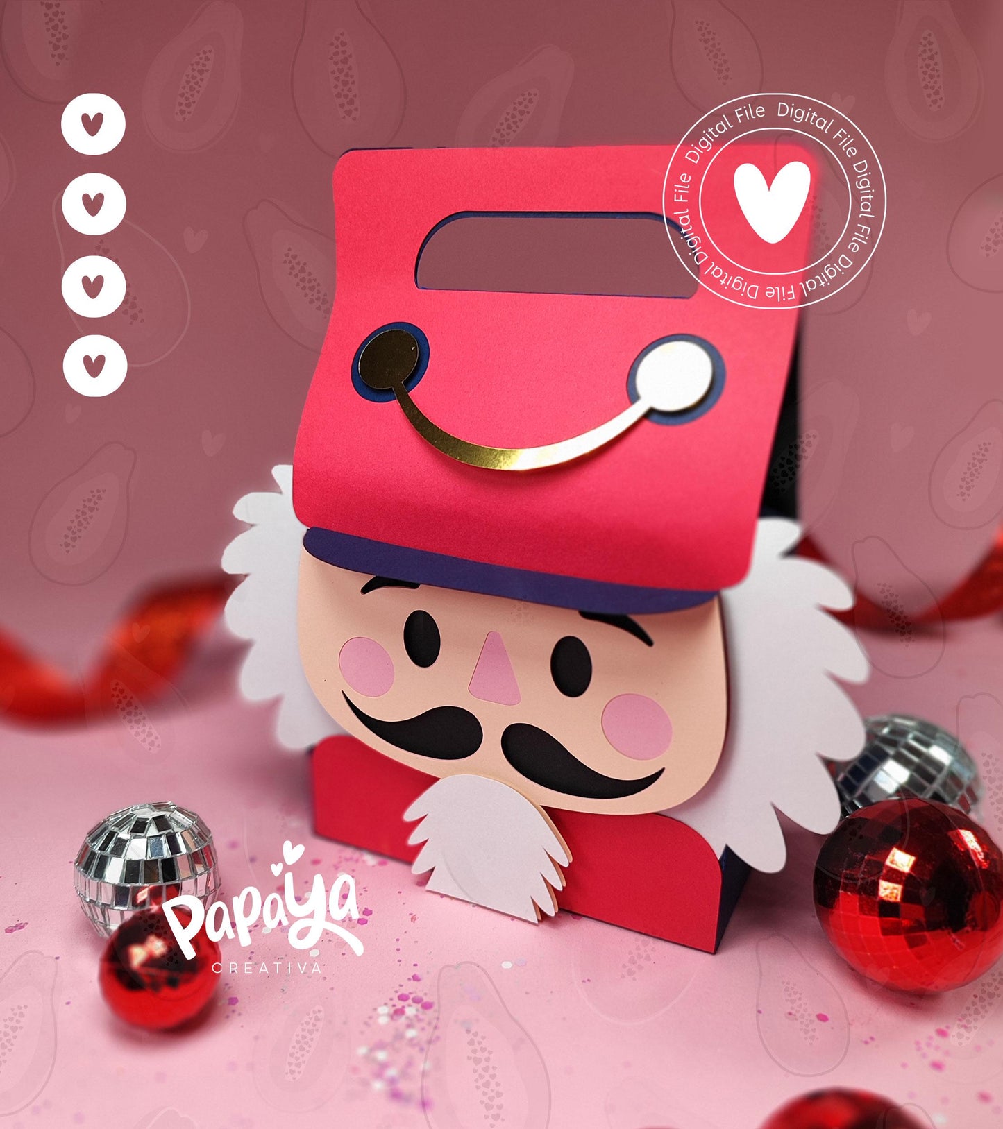 Nutcracker Box (Digital File) SVG/ STUDIO Format