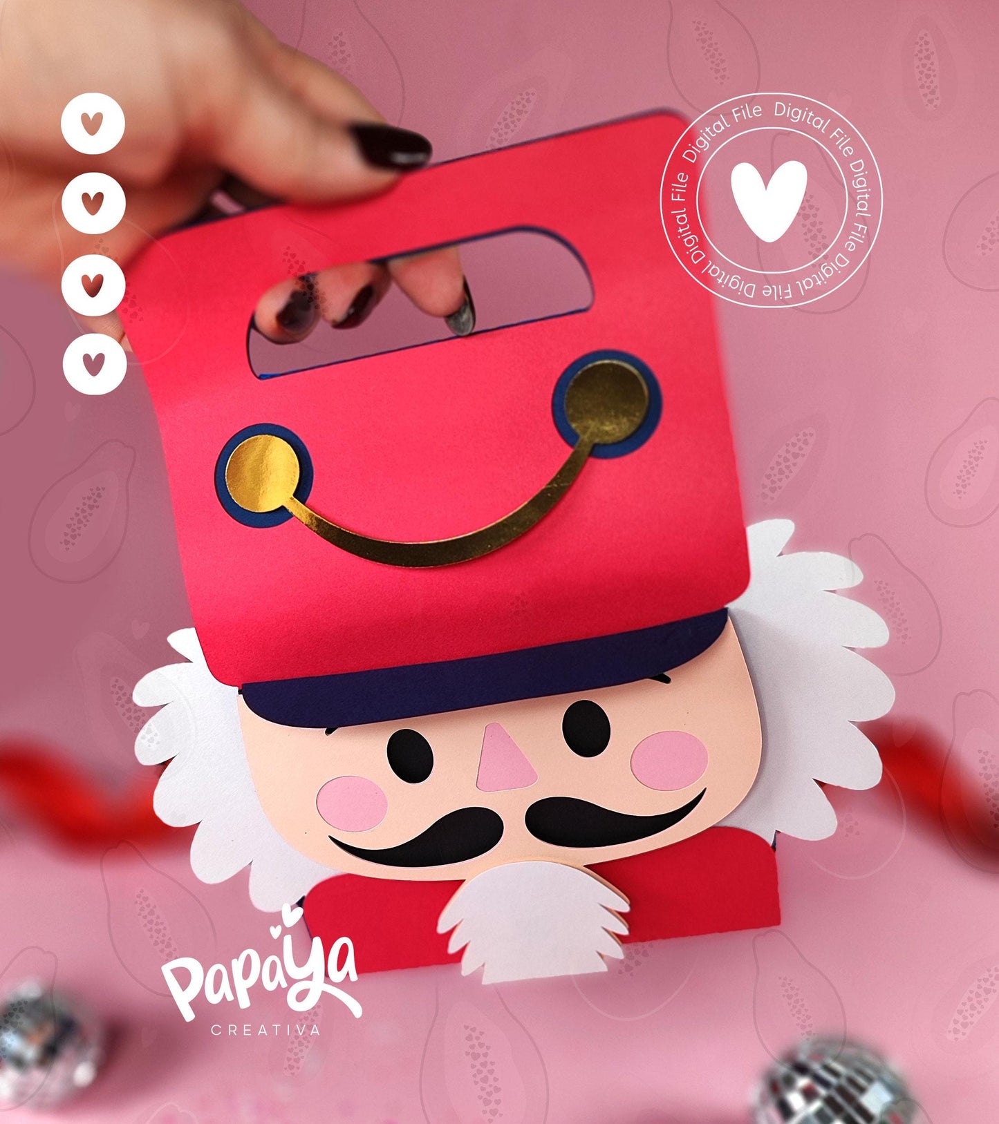 Nutcracker Box (Digital File) SVG/ STUDIO Format