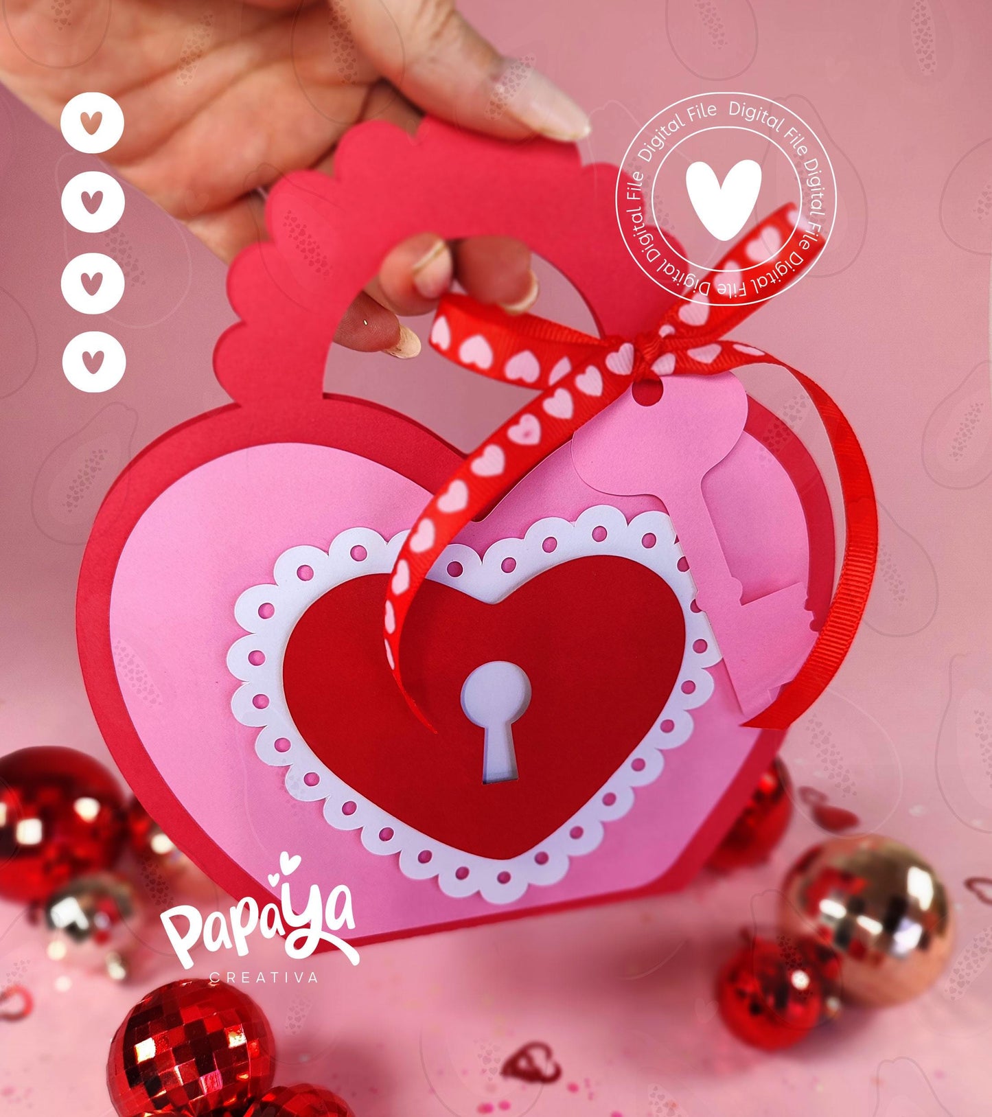 Heart Basket (Digital File) SVG/ STUDIO Format