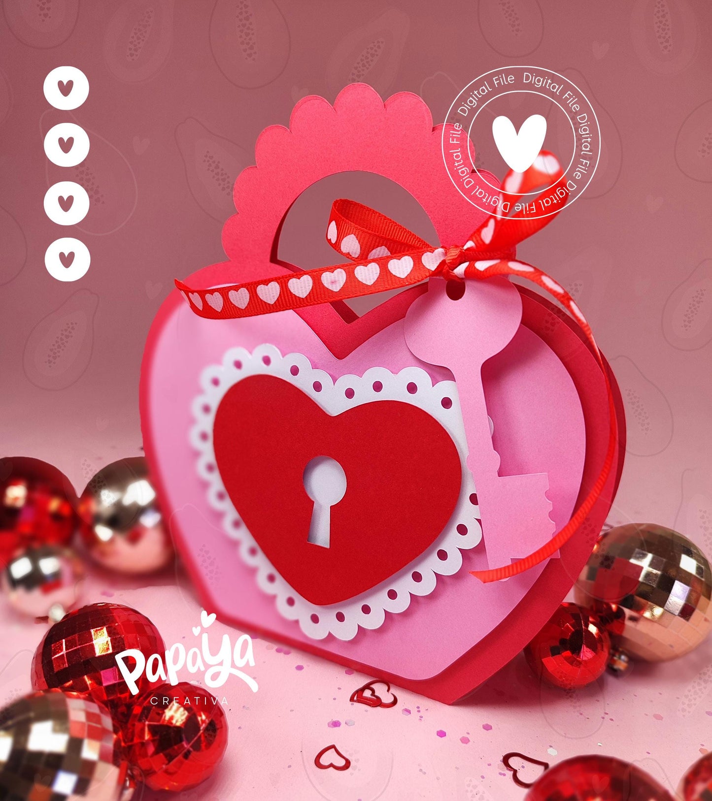 Heart Basket (Digital File) SVG/ STUDIO Format
