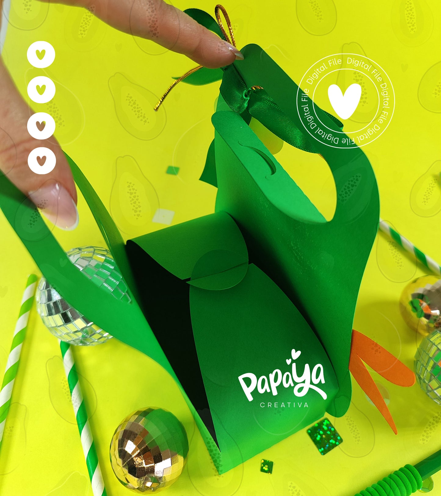 Ninja T Set  (Candy Holder & Box) Digital File only SVG/STUDIO