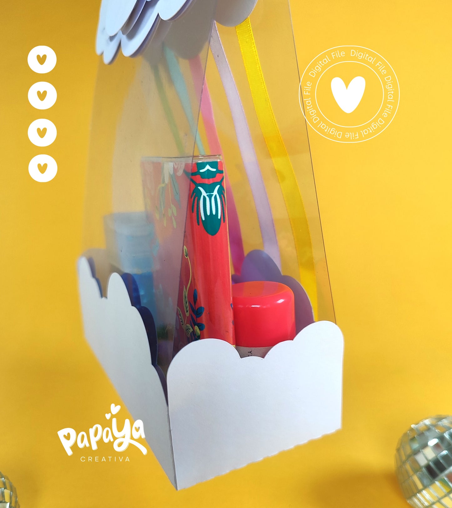 Clouds and rainbow Bag (DIGITAL FILE) svg/ studio