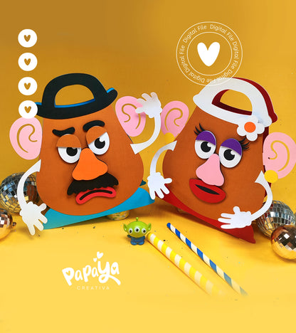 Mr & Mrs Potato (DIGITAL FILE) svg/ studio