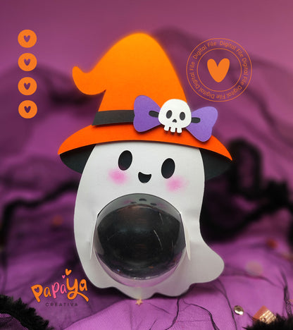 Ghost Candie holder + Box Set (DIGITAL FILE) svg/studio