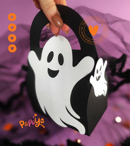 Ghost Candie holder + Box Set (DIGITAL FILE) svg/studio