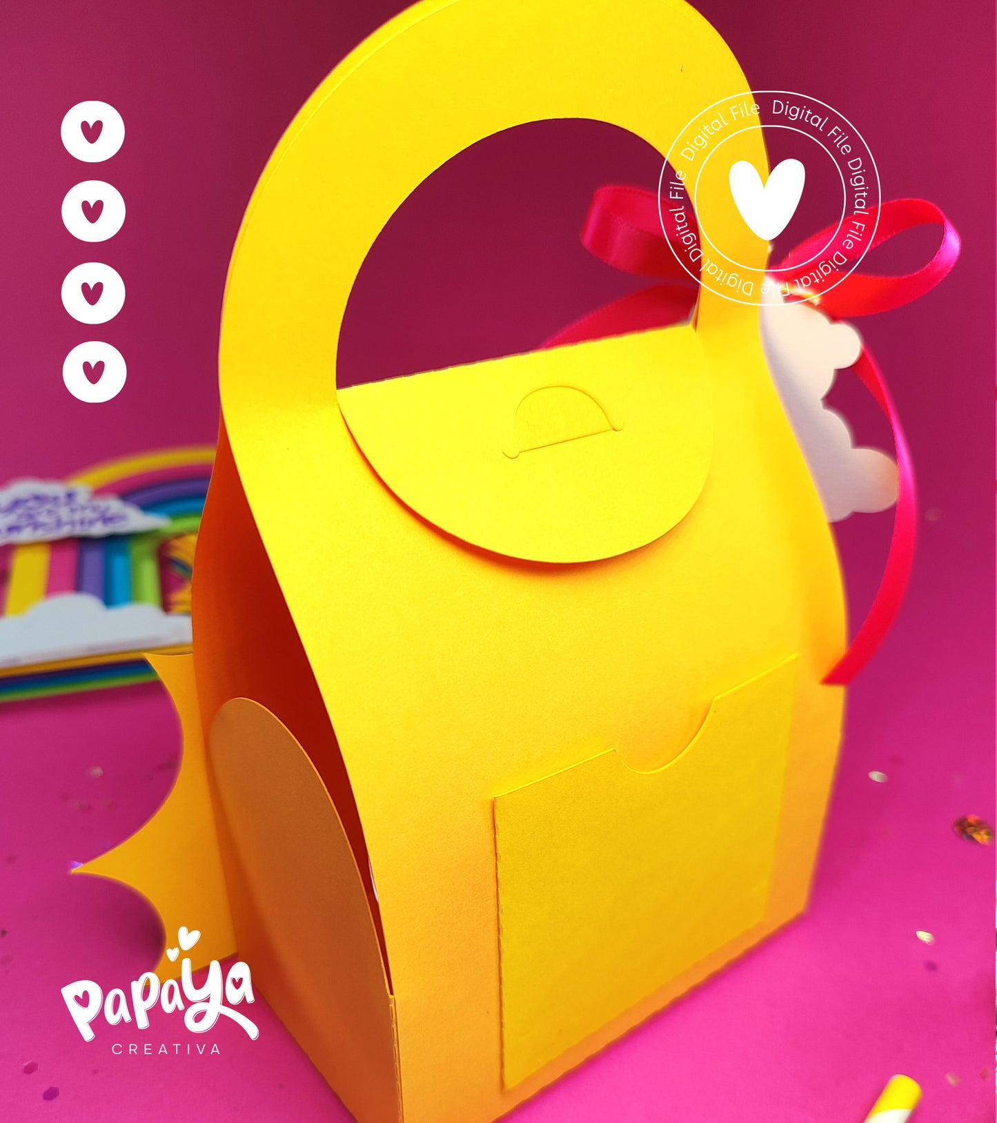 Sunshine SET Topper & Bag  (DIGITAL FILE) svg/ studio